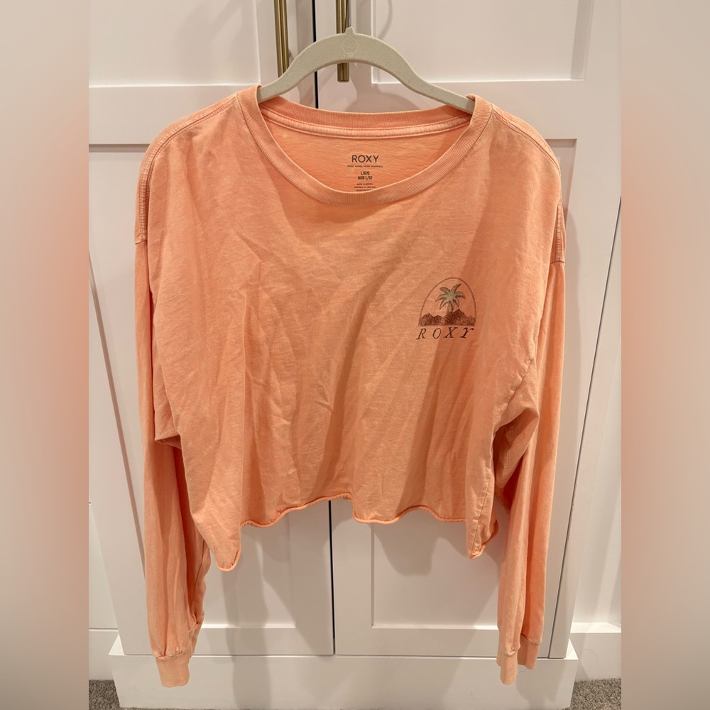 Roxy Women's Coral Long Sleeve Crop Top